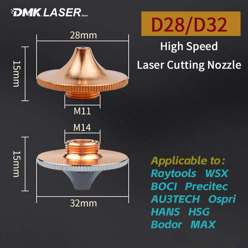 Industrial Laser Applications - Высокомощные высокоскоростные лазерные режущие сопла D28/D32