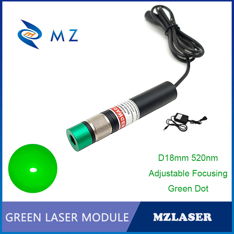Industrial Laser Supply - Высокояркий регулируемый фокусируемый лазерный модуль D18мм