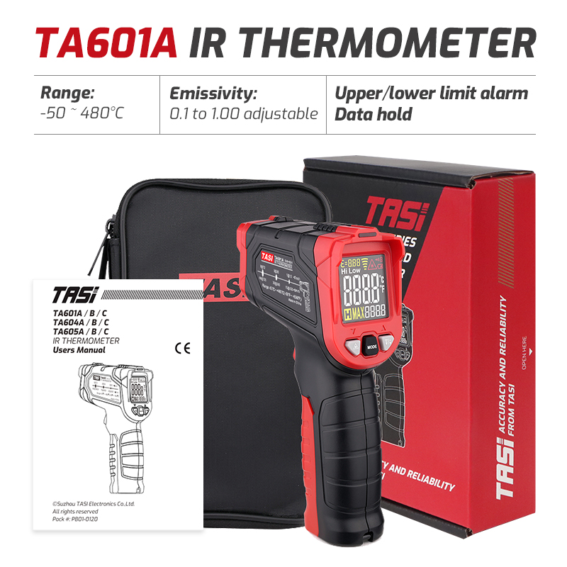 Инфракрасный термометр TA601A  – обзор и цена Industrial Laser Thermometer Gun