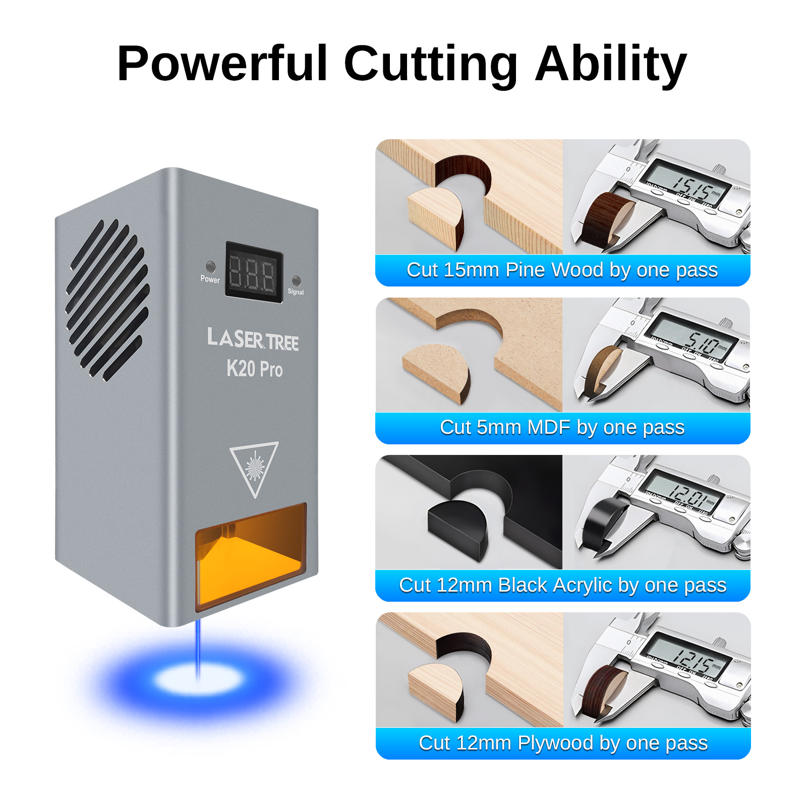 LASER TREE K20 20 Вт оптическа – обзор и цена Laser Engraving Software