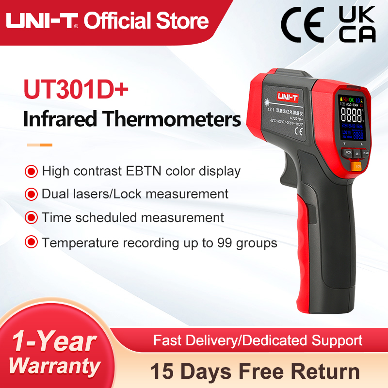 UNI-T цифровой инфракрасный те – обзор и цена Industrial Laser Thermometer Gun