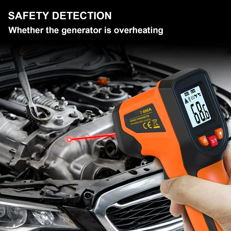 Инфракрасный термометр T600 T6 – обзор и цена Industrial Laser Thermometer Gun