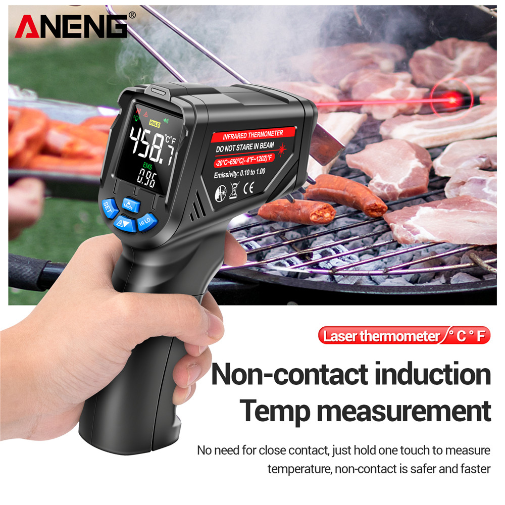 Инфракрасный термометр ANENG T – обзор и цена Industrial Laser Thermometer Gun